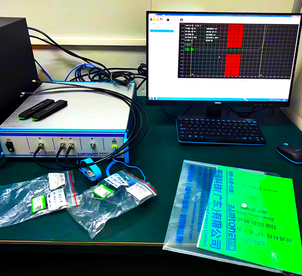 TDR阻抗测试仪装机